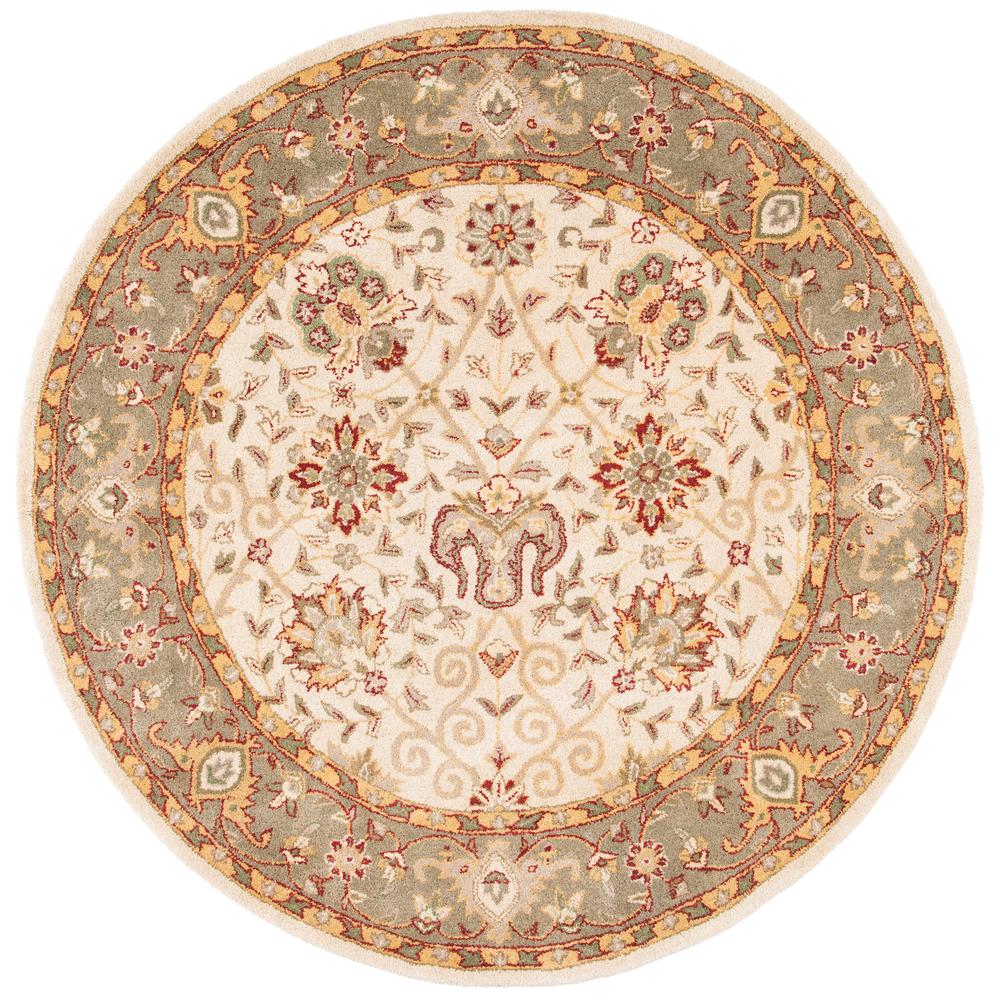 ANTIQUITY, IVORY, 6' X 6' Round, Area Rug, AT21F-6R. Picture 1