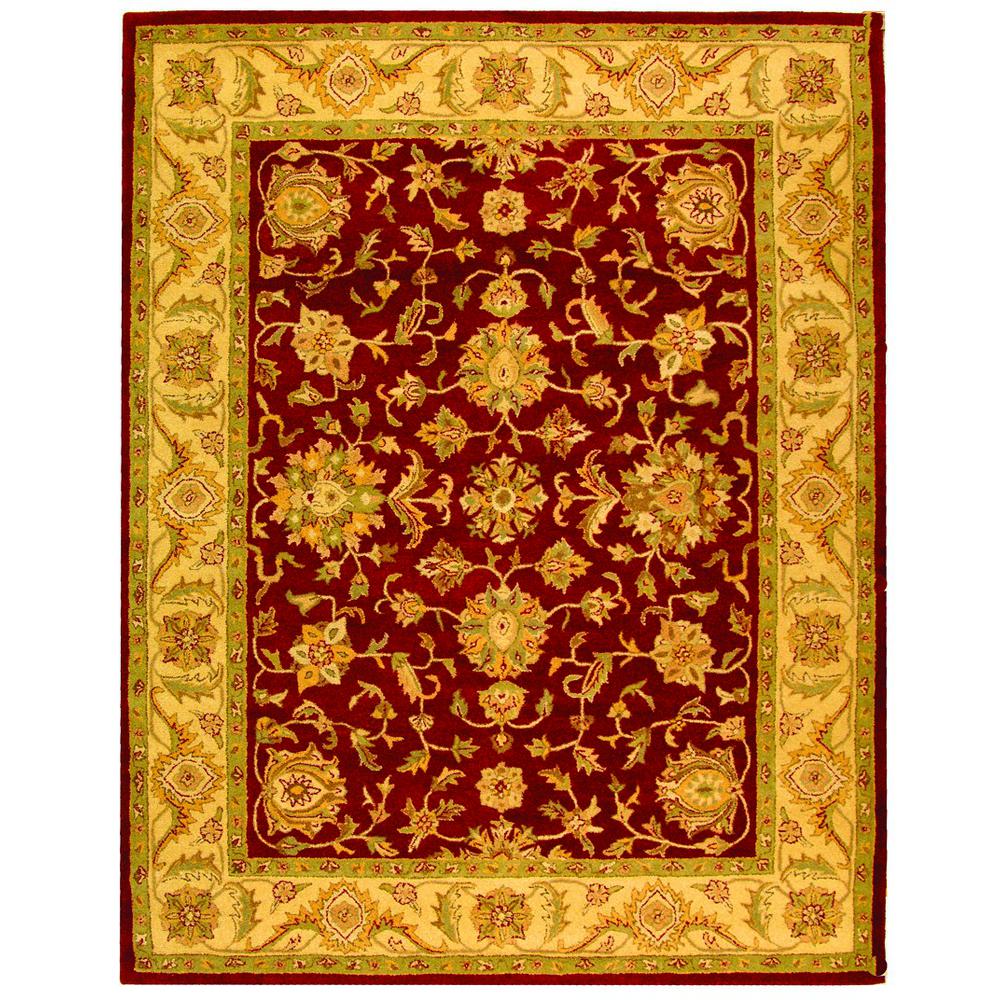 ANTIQUITY, RED / GOLD, 8'-3" X 11', Area Rug. Picture 1