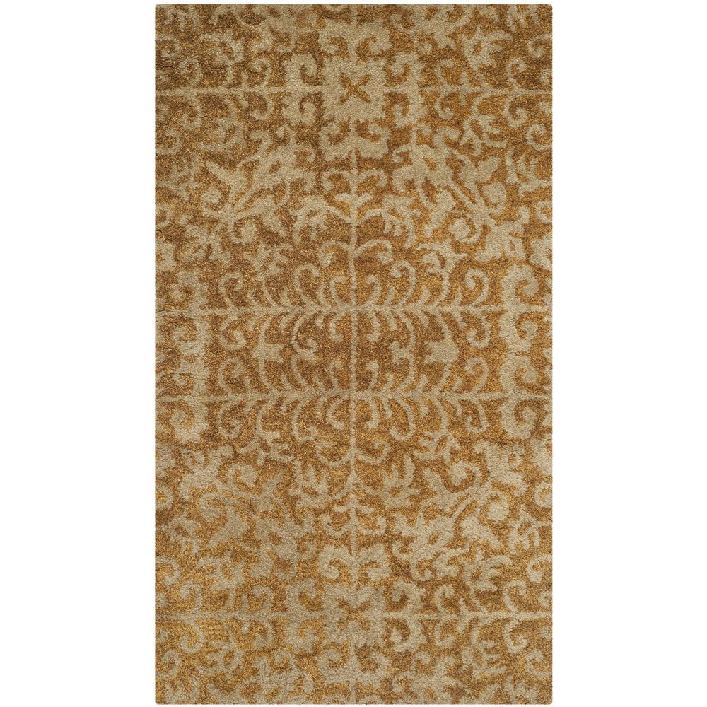 ANTIQUITY, GOLD / BEIGE, 2'-3" X 10', Area Rug. Picture 1