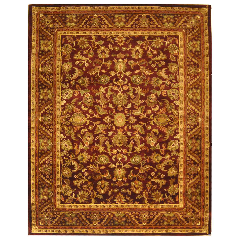 ANTIQUITY, WINE / GOLD, 8'-3" X 11', Area Rug, AT52B-9. Picture 1