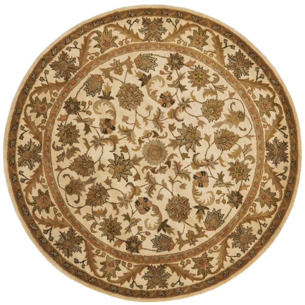ANTIQUITY, GOLD, 8' X 8' Round, Area Rug, AT52D-8R. Picture 1