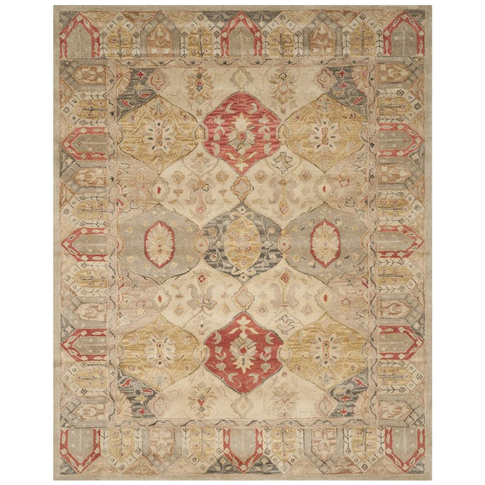ANTIQUITY, BEIGE / MULTI, 8'-3" X 11', Area Rug. Picture 1