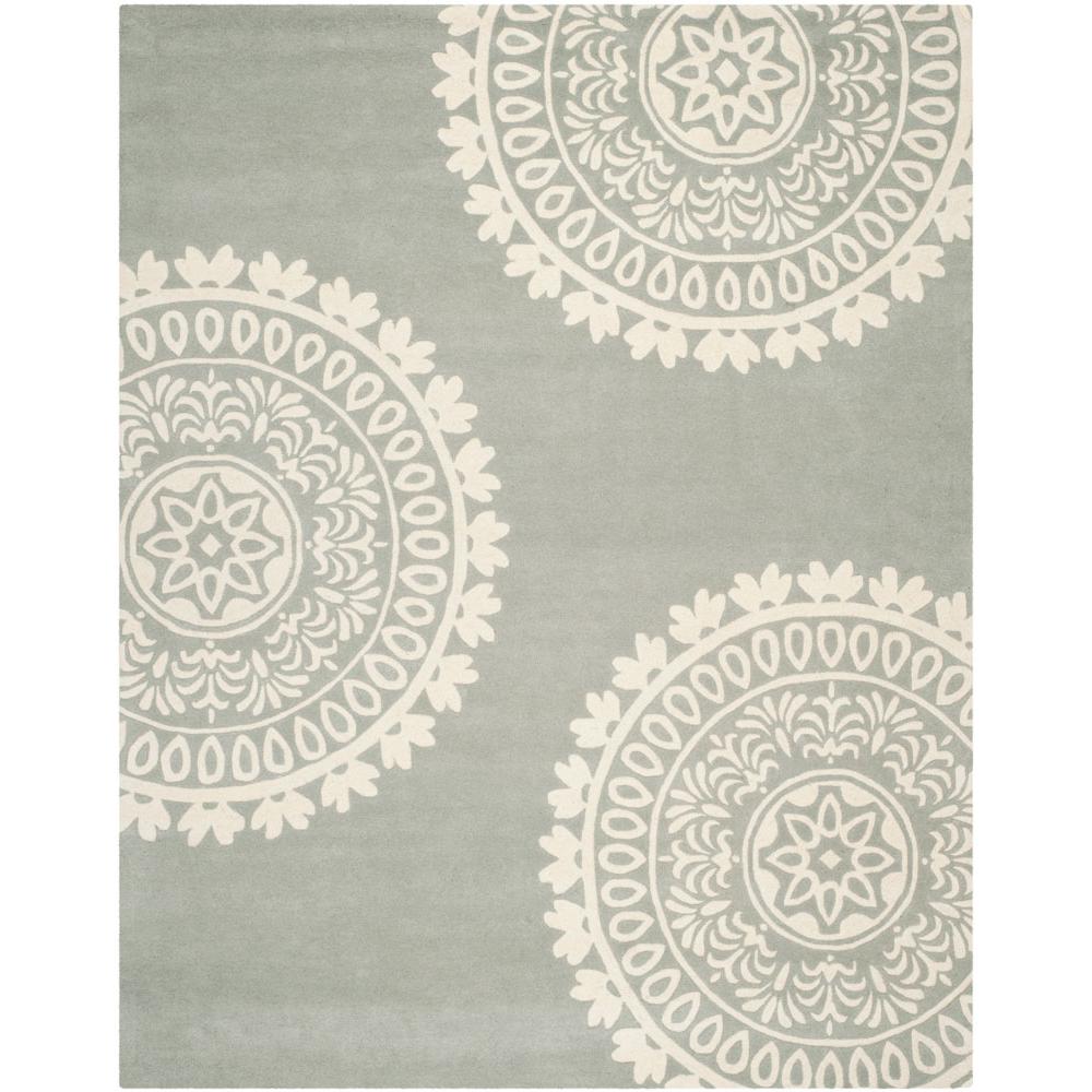 BELLA, GREY / IVORY, 8'-9" X 12', Area Rug. Picture 1