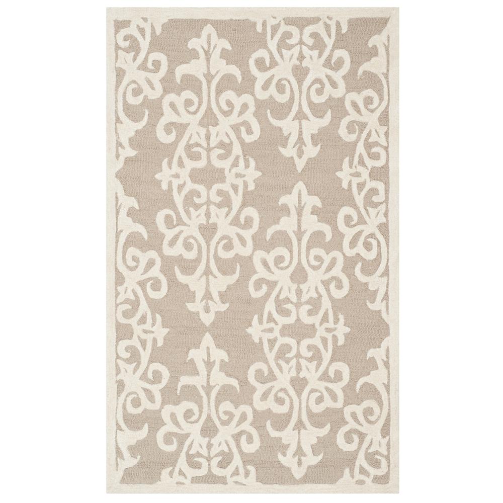 BELLA, SAND / IVORY, 4' X 6', Area Rug, BEL127B-4. Picture 1