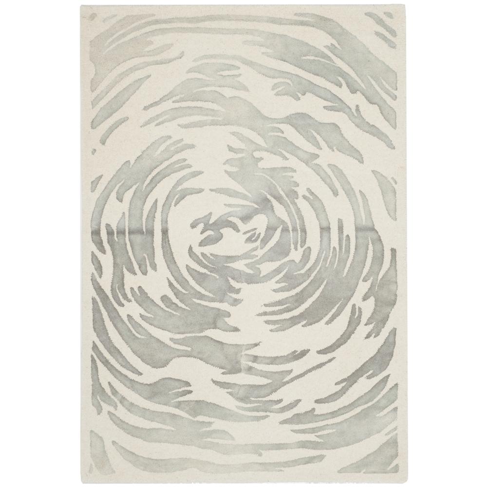 BELLA, IVORY / GREY, 4' X 6', Area Rug, BEL128A-4. Picture 1
