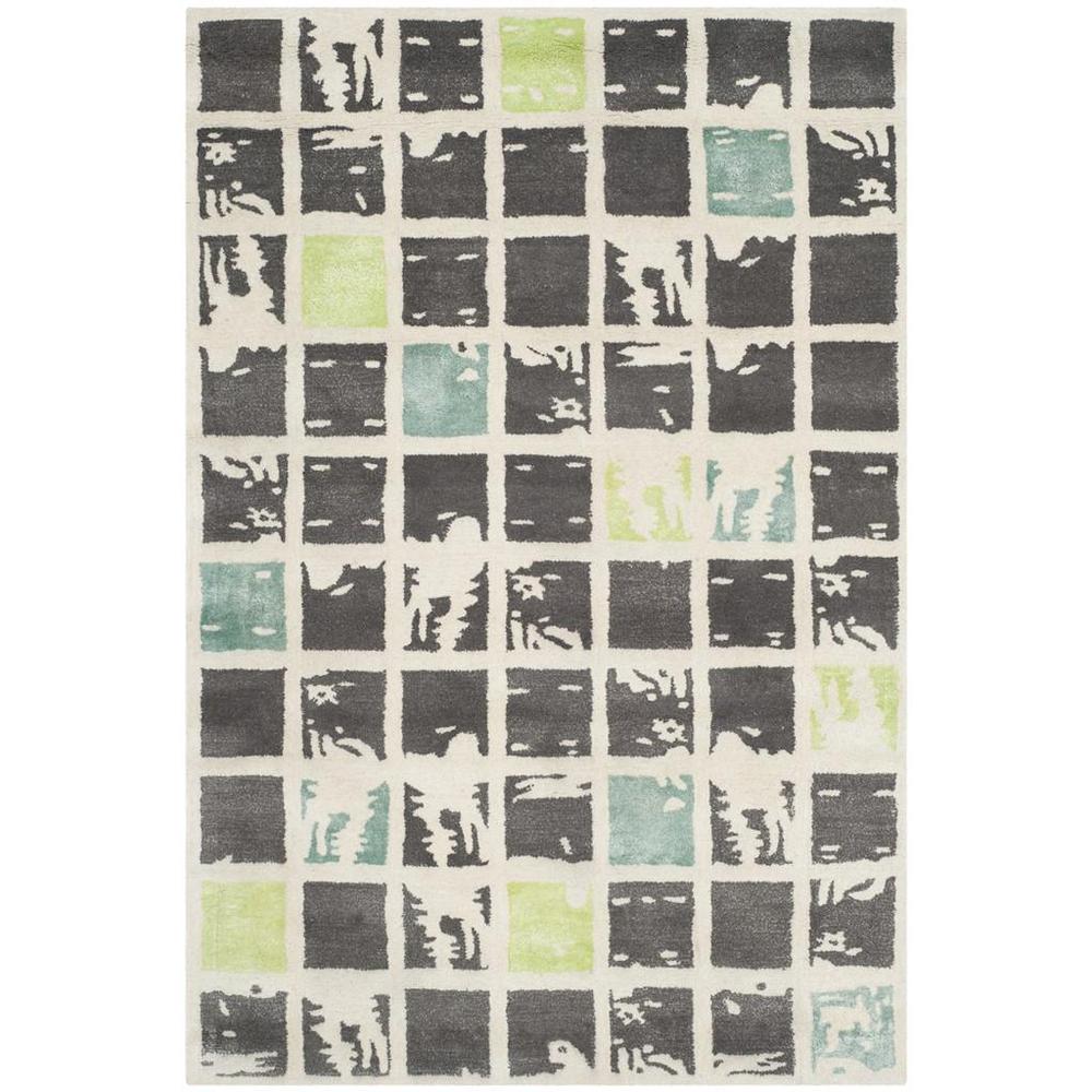 BELLA, GREY / IVORY, 4' X 6', Area Rug, BEL130B-4. Picture 1