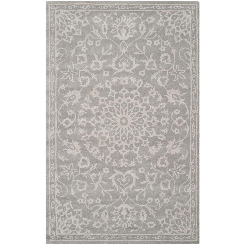 BELLA, GREY / SILVER, 2'-3" X 6', Area Rug. Picture 1