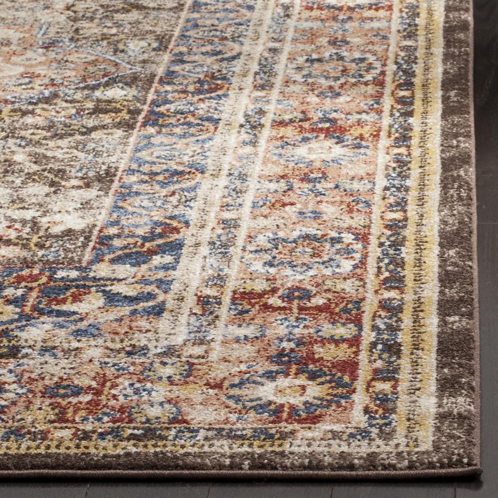 BIJAR, BROWN / RUST, 4' X 6', Area Rug, BIJ652D-4. Picture 1