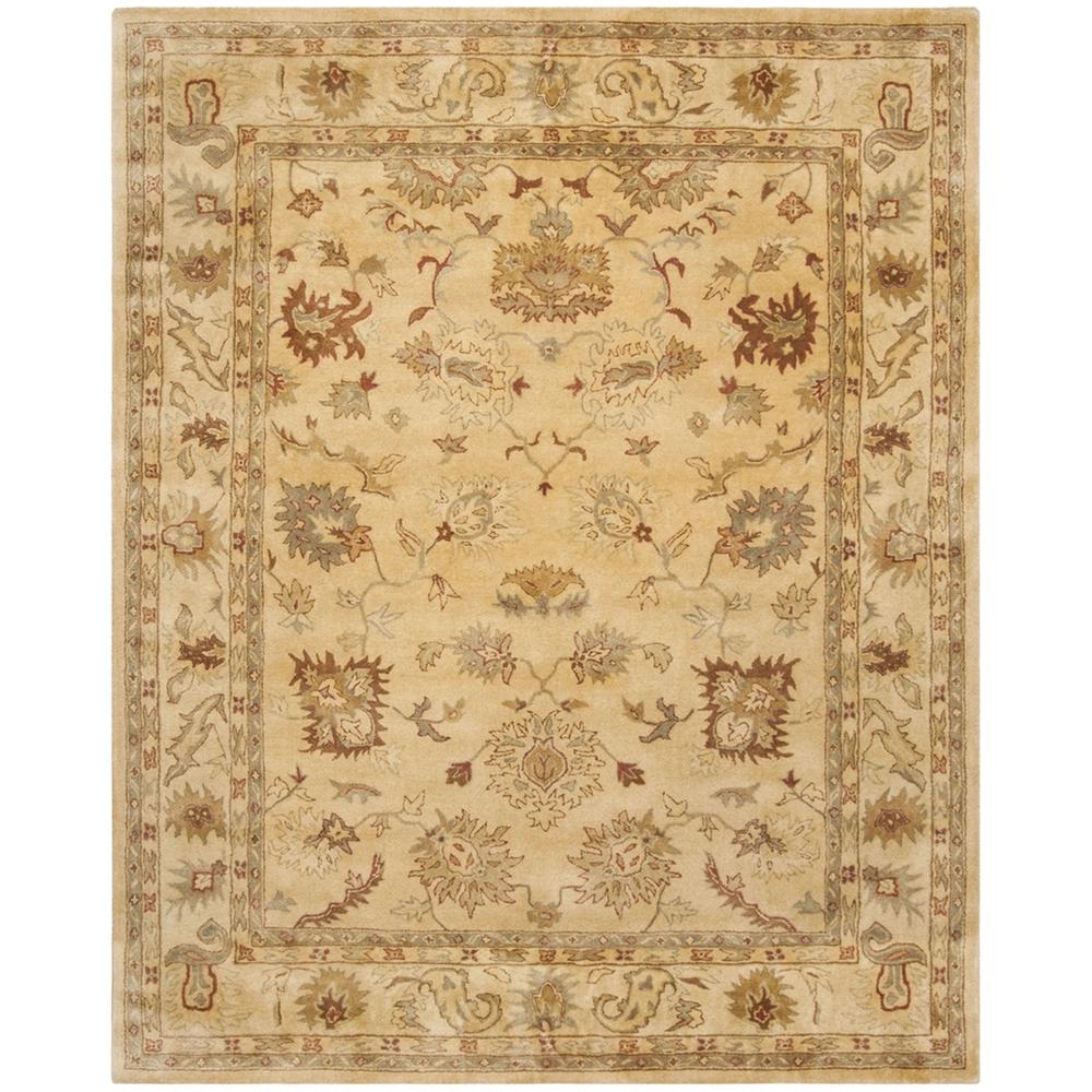 BERGAMA, TAUPE / IVORY, 8' X 10', Area Rug. Picture 1