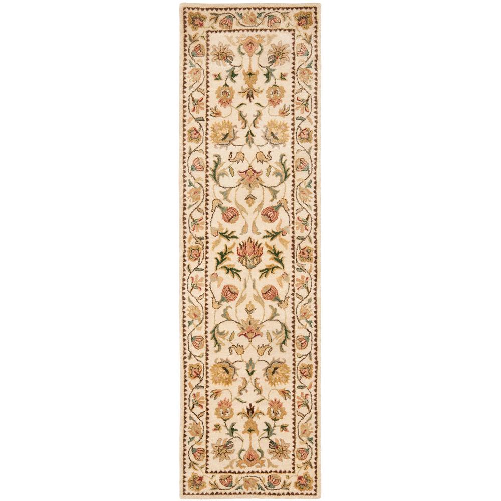 BERGAMA, IVORY / IVORY, 2'-3" X 8', Area Rug. Picture 1