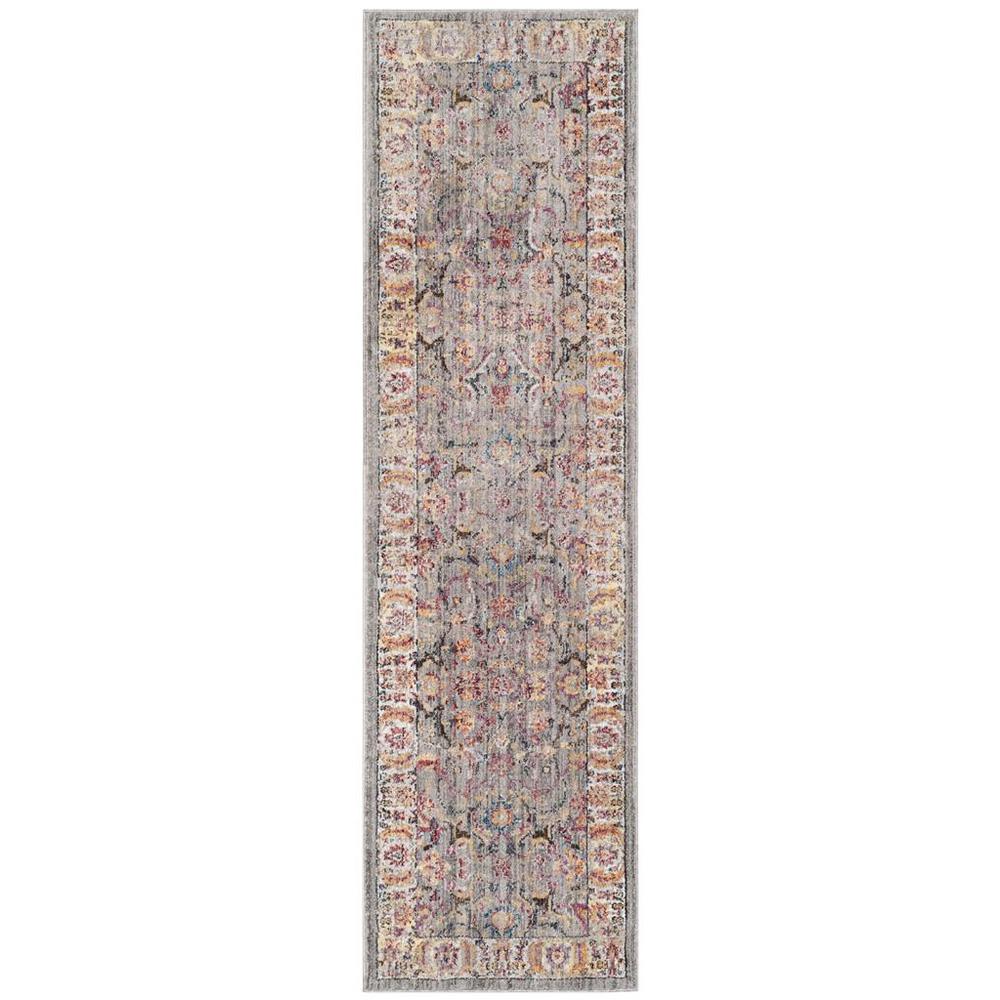 BRISTOL, GREY / LIGHT GREY, 2'-3" X 8', Area Rug. Picture 1