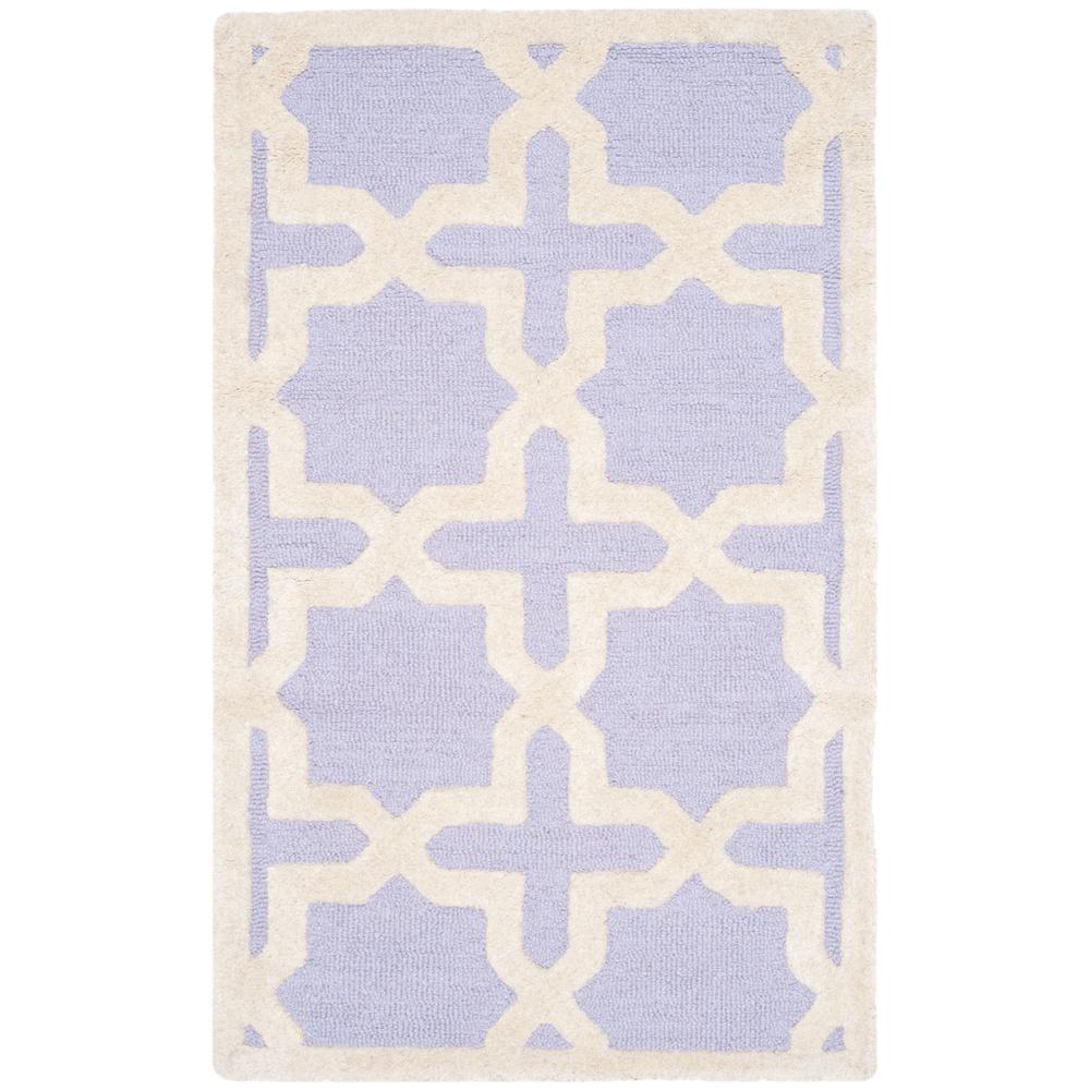 CAMBRIDGE, LAVANDER / IVORY, 2'-6" X 6', Area Rug, CAM125C-26. Picture 1