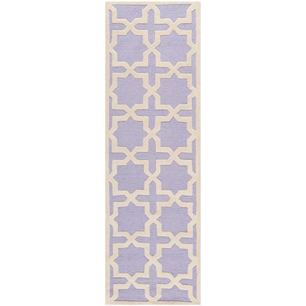 CAMBRIDGE, LAVANDER / IVORY, 2'-6" X 8', Area Rug, CAM125C-28. Picture 1