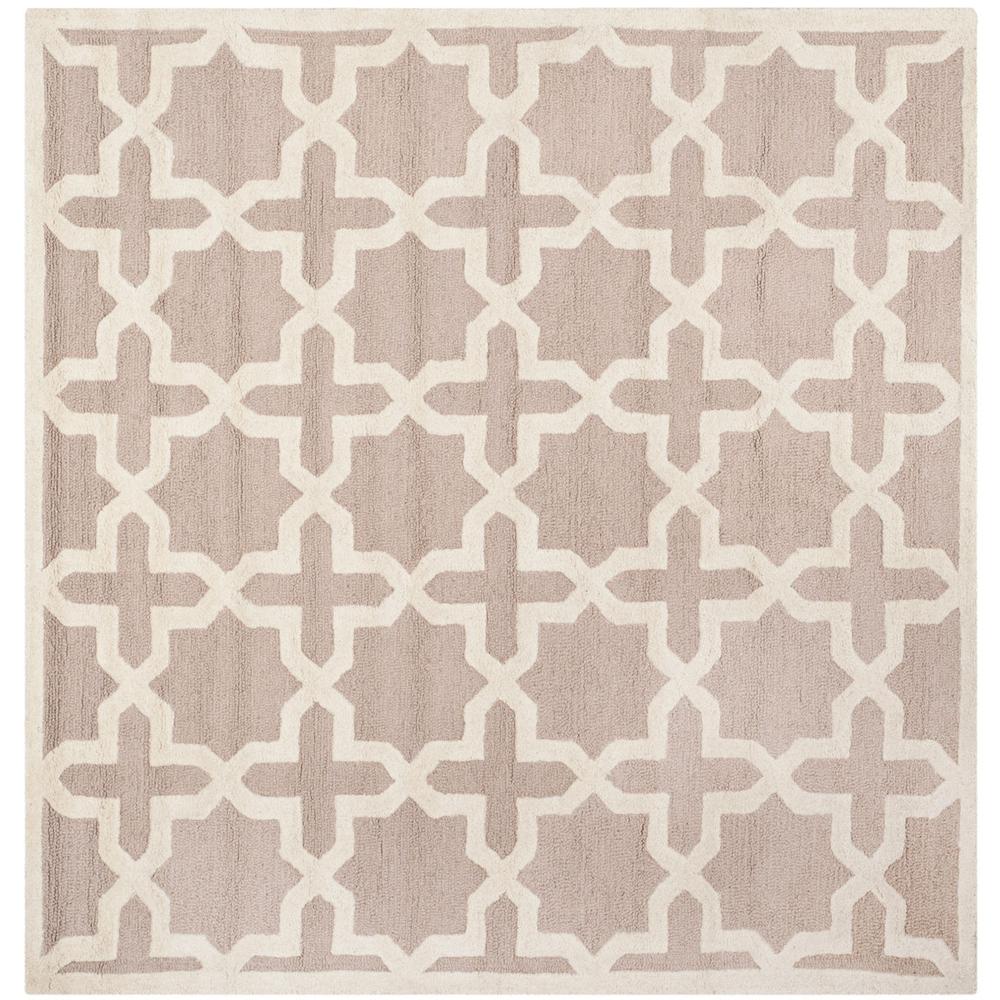 CAMBRIDGE, BEIGE / IVORY, 6' X 6' Square, Area Rug, CAM125J-6SQ. Picture 1