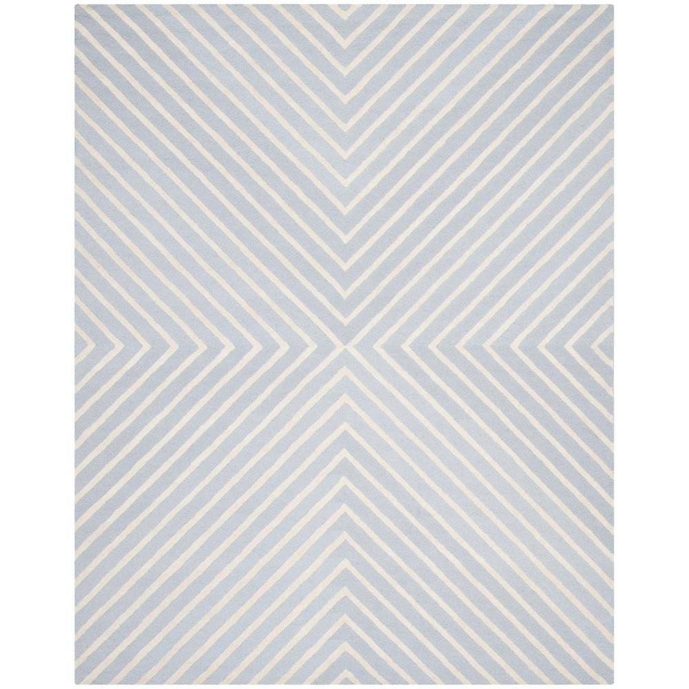 CAMBRIDGE, LIGHT BLUE / IVORY, 8' X 10', Area Rug, CAM129A-8. Picture 1