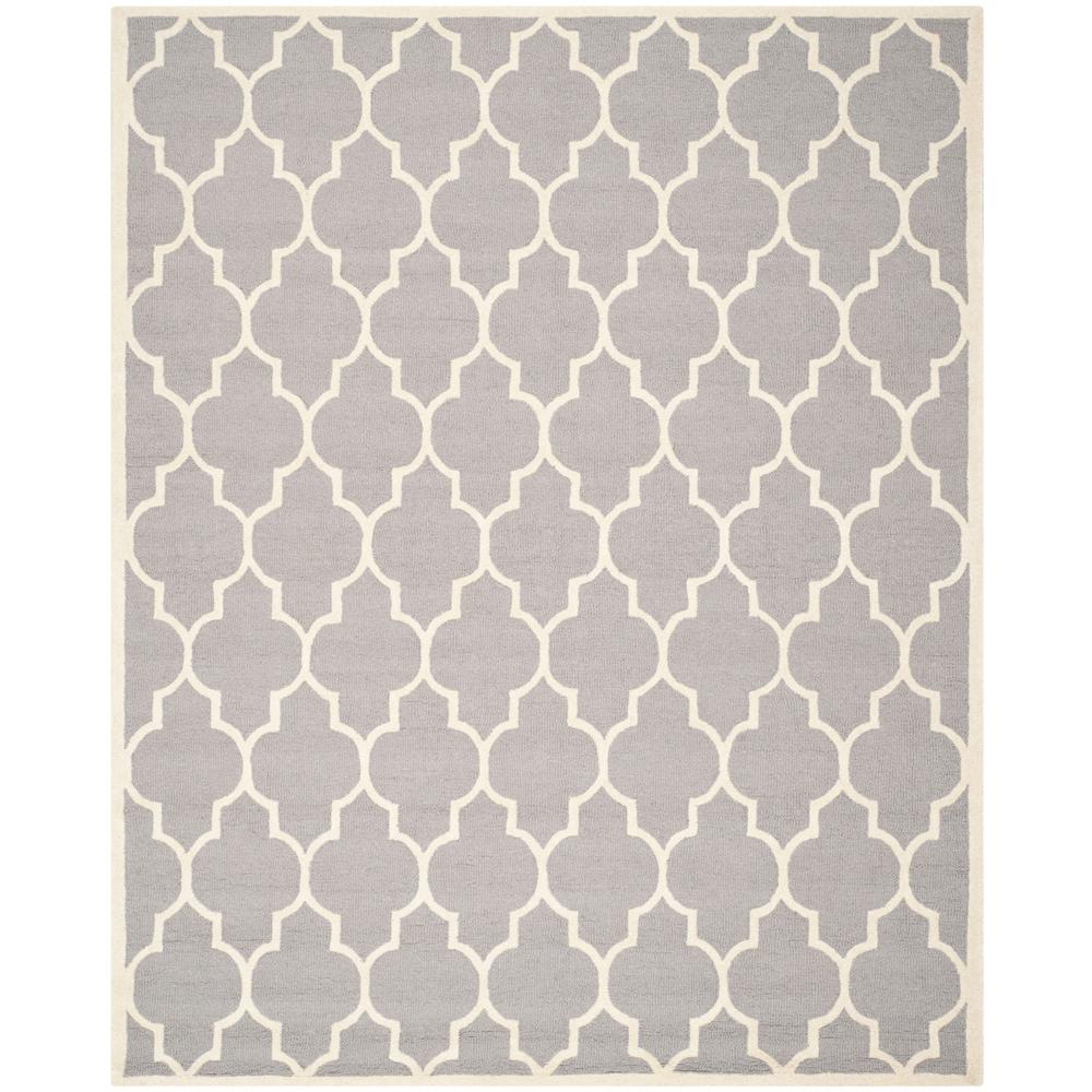 CAMBRIDGE, SILVER / IVORY, 11'-6" X 16', Area Rug, CAM134D-1216. Picture 1