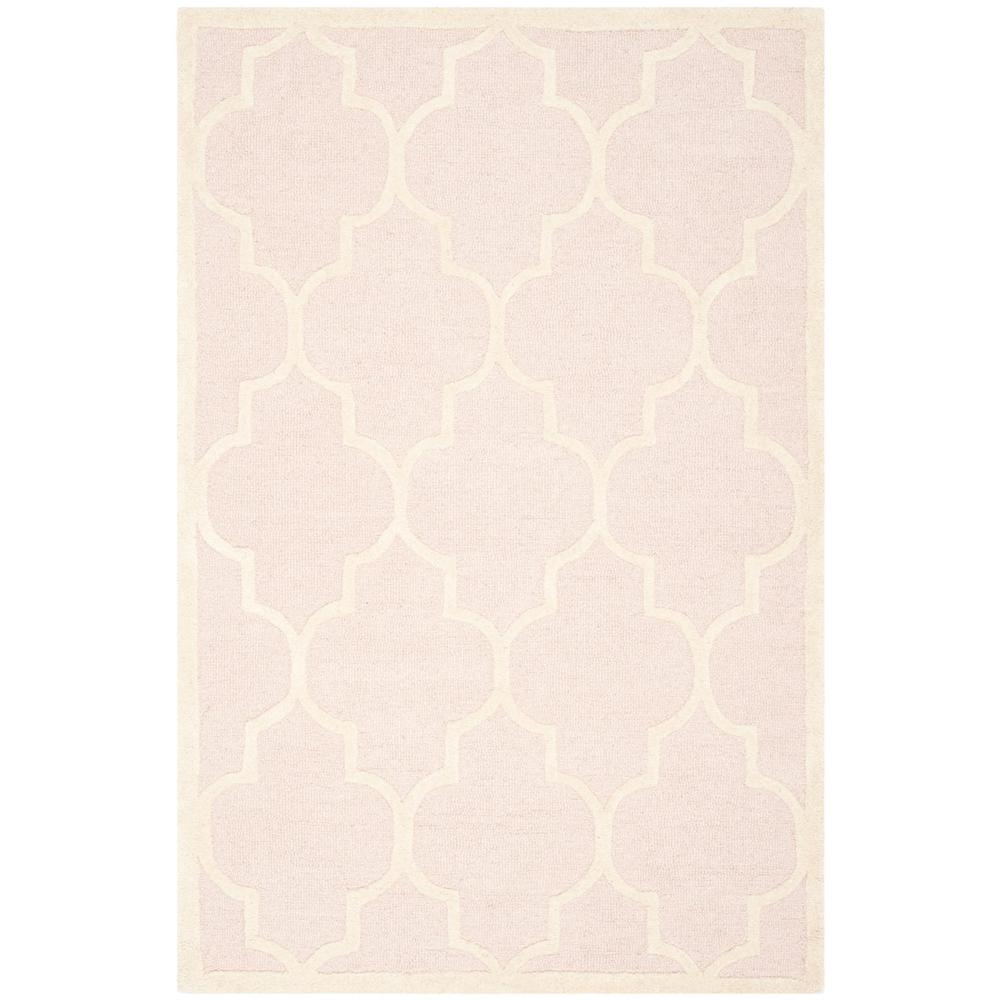 CAMBRIDGE, LIGHT PINK / IVORY, 4' X 6', Area Rug, CAM134M-4. Picture 1