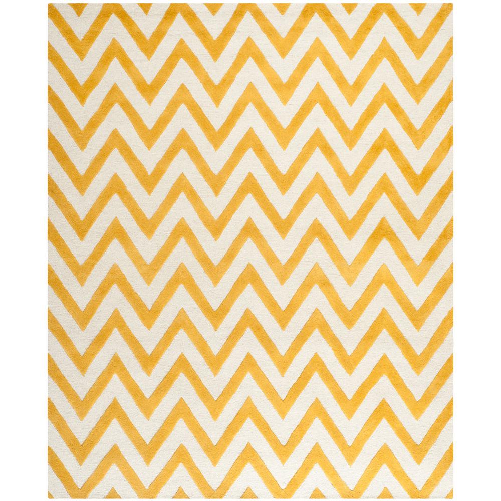 CAMBRIDGE, GOLD / IVORY, 9' X 12', Area Rug, CAM139Q-9. Picture 1