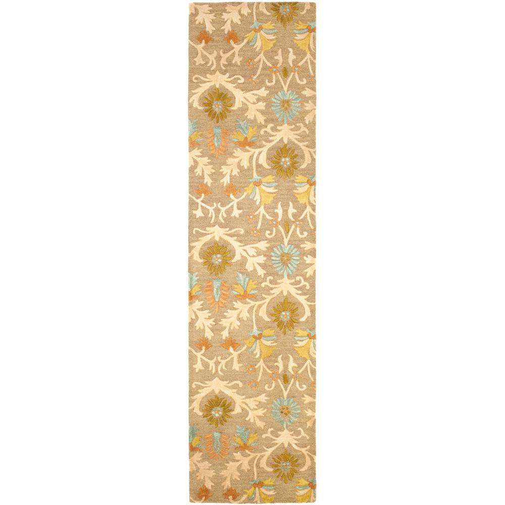 CAMBRIDGE, MOSS / MULTI, 2'-6" X 14', Area Rug. Picture 1
