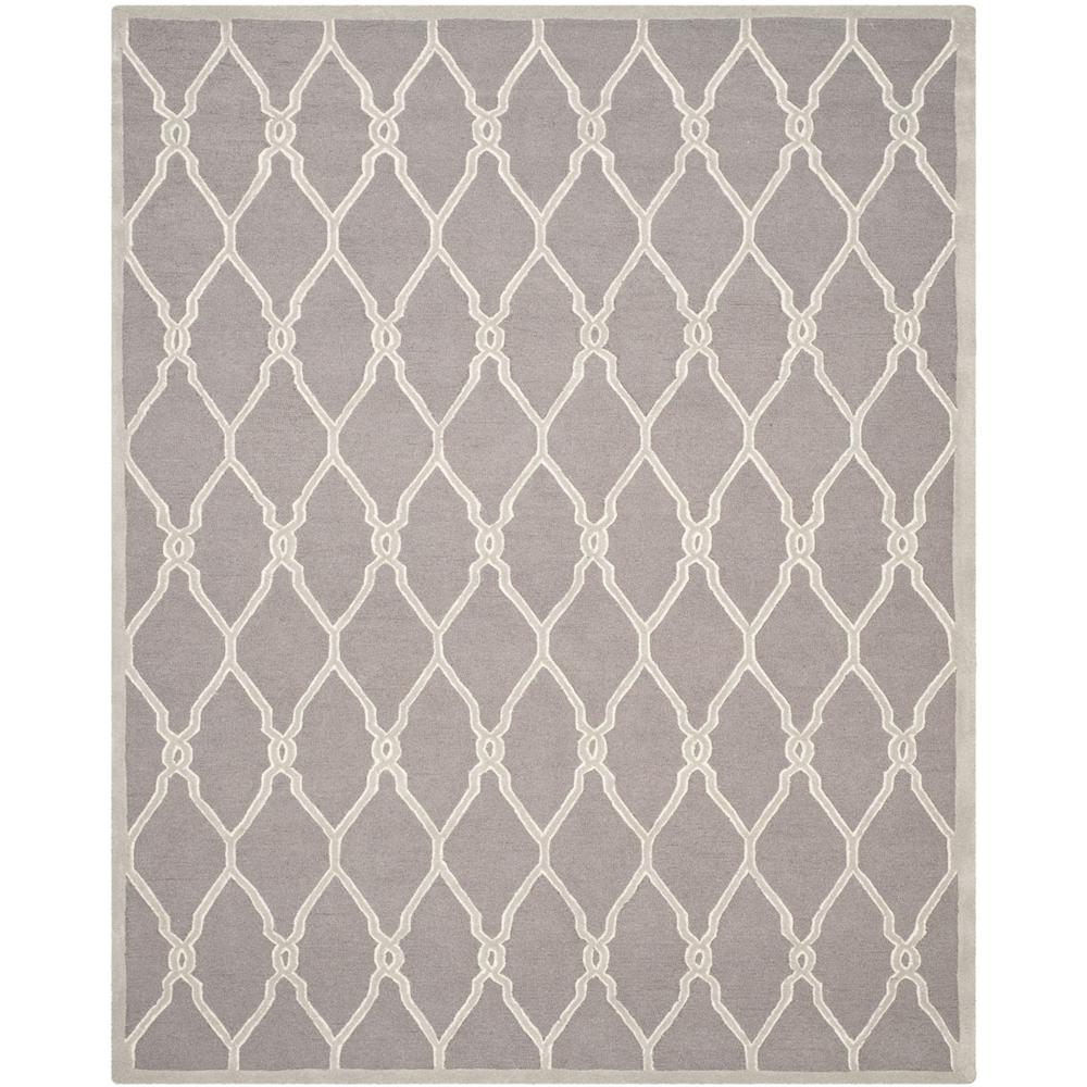 CAMBRIDGE, DARK GREY / IVORY, 9' X 12', Area Rug, CAM352D-9. Picture 1