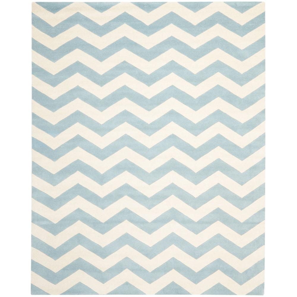 CHATHAM, BLUE / IVORY, 8'-9" X 12', Area Rug, CHT715B-9. Picture 1