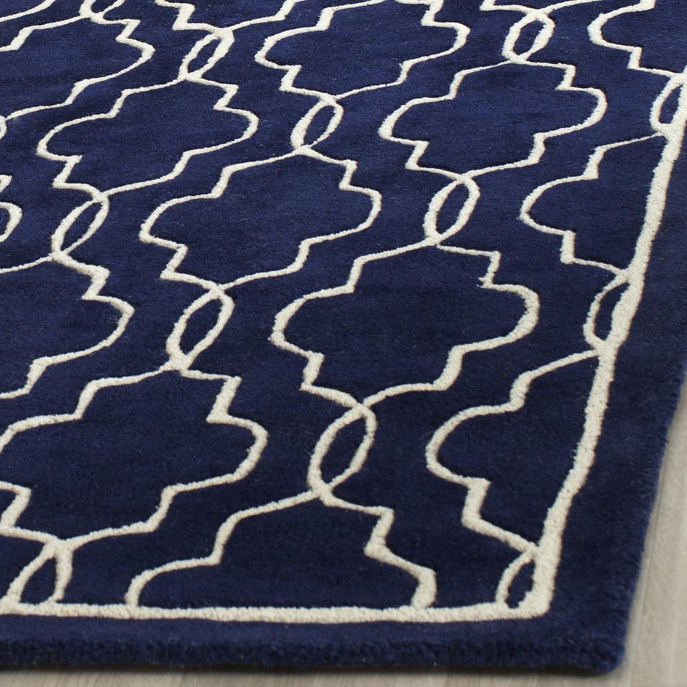 CHATHAM, DARK BLUE / IVORY, 8'-9" X 12', Area Rug, CHT723C-9. Picture 1