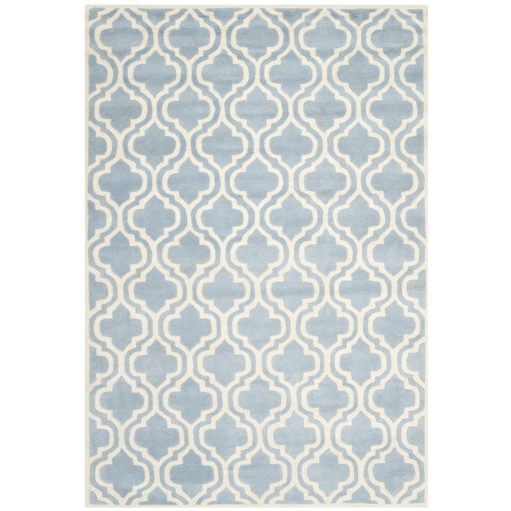 CHATHAM, BLUE / IVORY, 8'-9" X 12', Area Rug, CHT727B-9. Picture 1