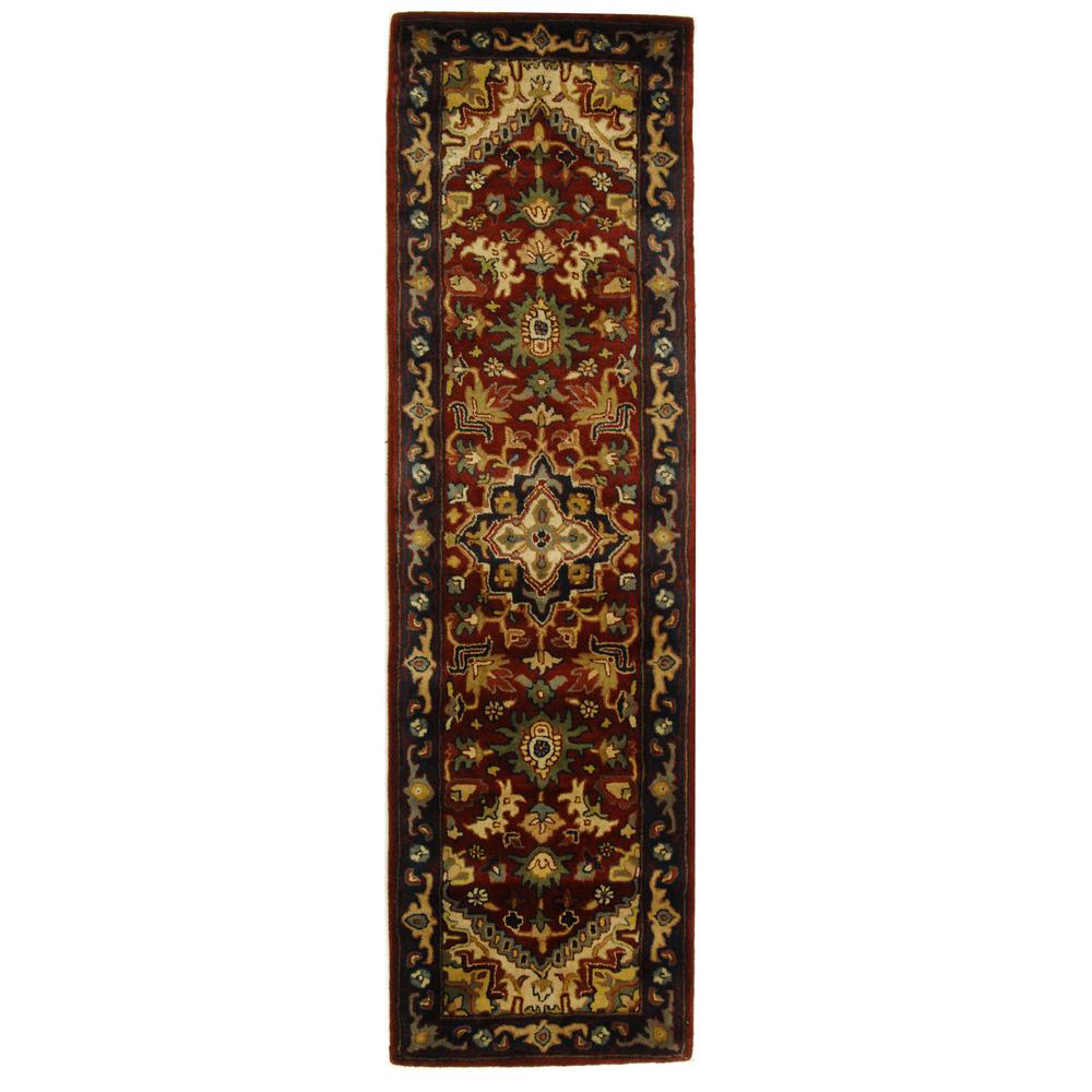 CLASSIC, ASSORTED / RED, 2'-3" X 8', Area Rug. Picture 1
