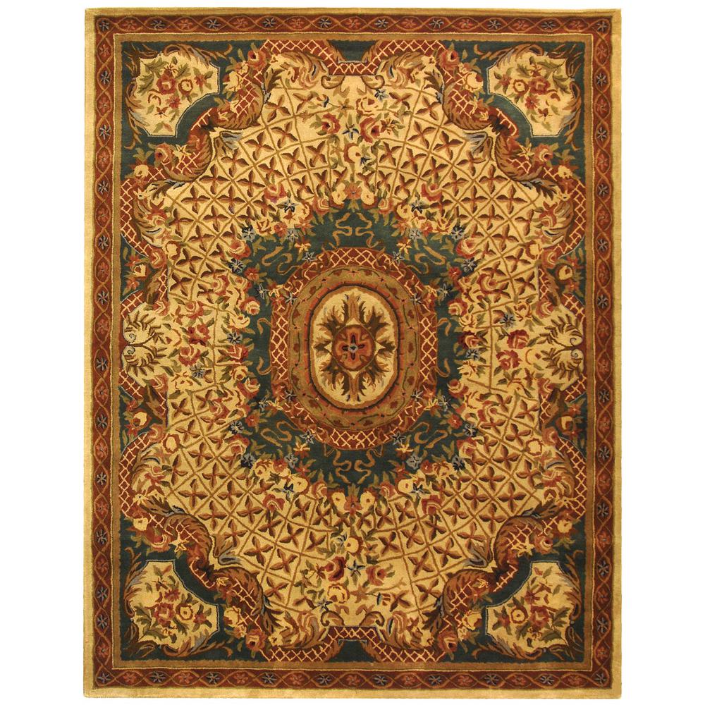 CLASSIC, IVORY / LIGHT BLUE, 8'-3" X 11', Area Rug. Picture 1
