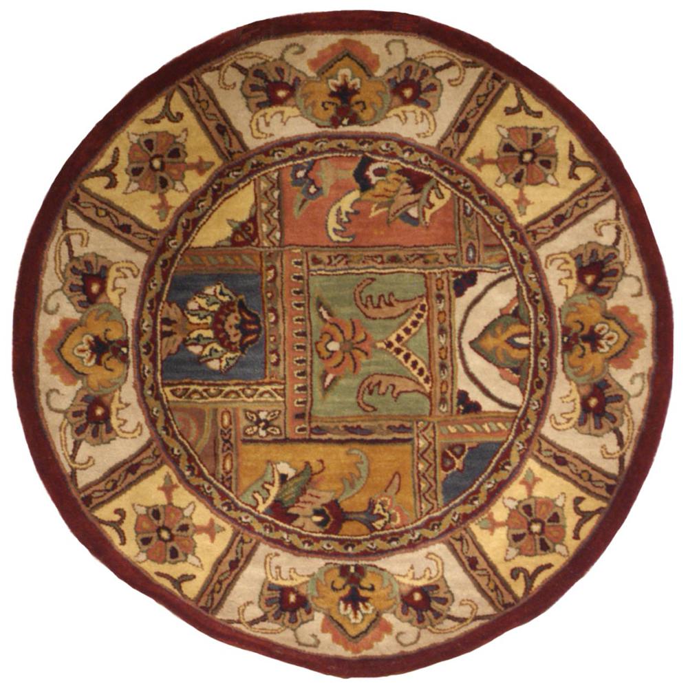 CLASSIC, ASSORTED, 8' X 8' Round, Area Rug, CL386A-8R. Picture 1