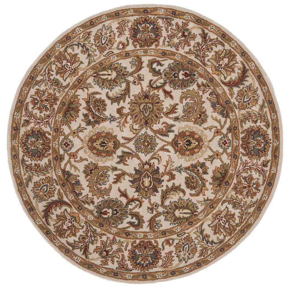 CLASSIC, IVORY / IVORY, 6' X 6' Round, Area Rug. Picture 1