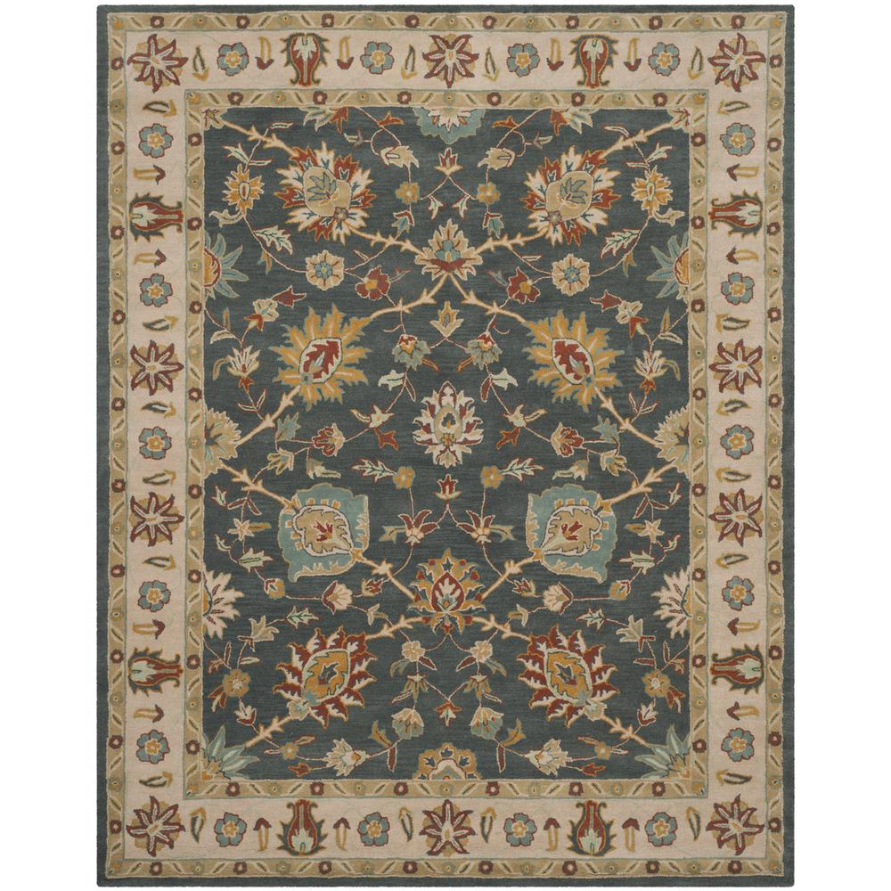 CLASSIC, DARK GREY / IVORY, 8' X 10', Area Rug. Picture 1