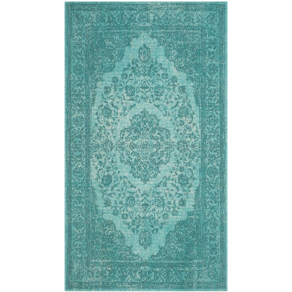CLV-CLASSIC VINTAGE, AQUA, 4' X 6', Area Rug, CLV121E-4. Picture 1