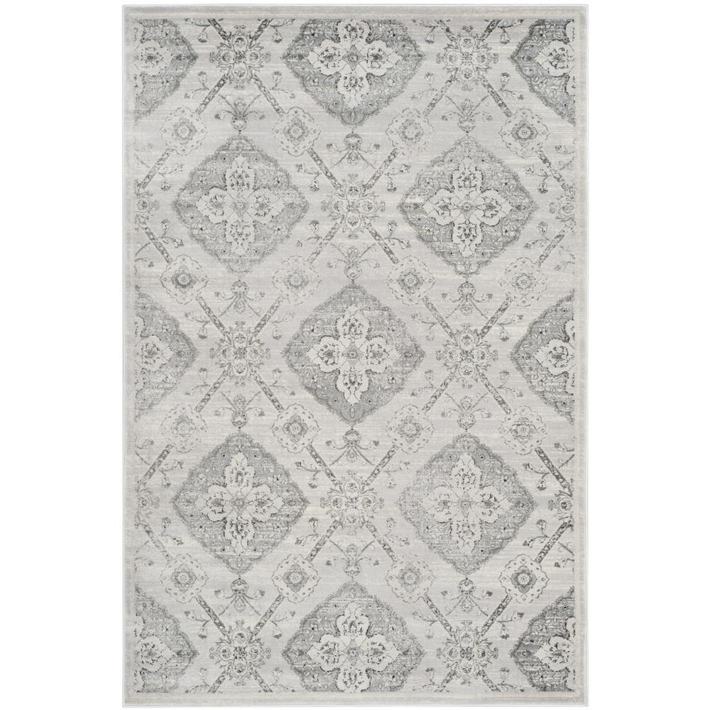 CARNEGIE, SILVER / GREY, 6'-7" X 9'-2", Area Rug, CNG623S-6. Picture 1
