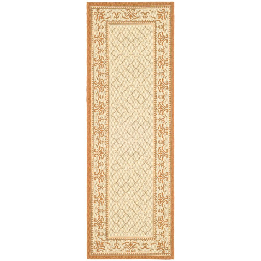 COURTYARD, NATURAL / TERRA, 2'-3" X 6'-7", Area Rug, CY0901-3201-27. Picture 1
