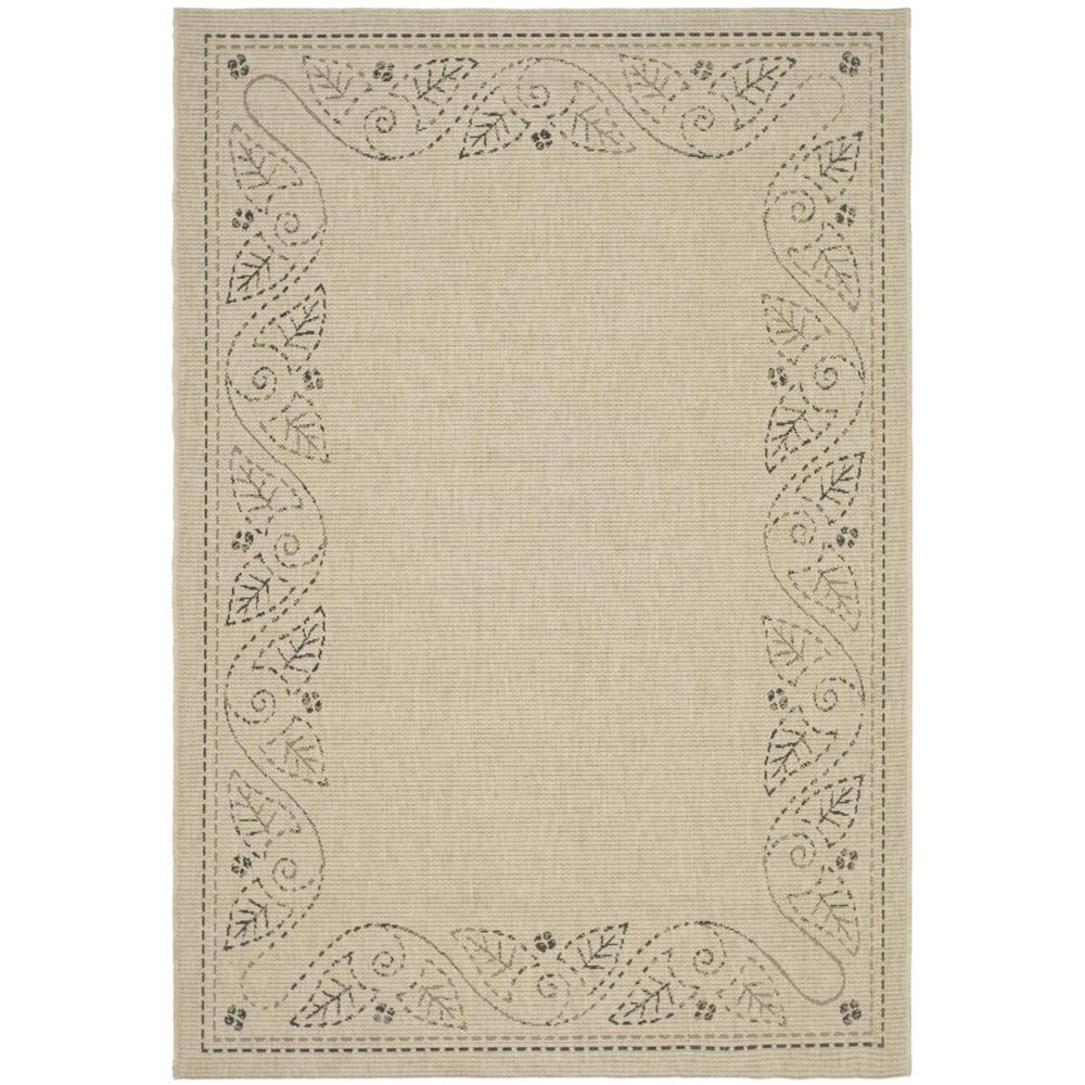 COURTYARD, SAND / BLACK, 2'-7" X 5', Area Rug, CY1677-3901-3. Picture 1