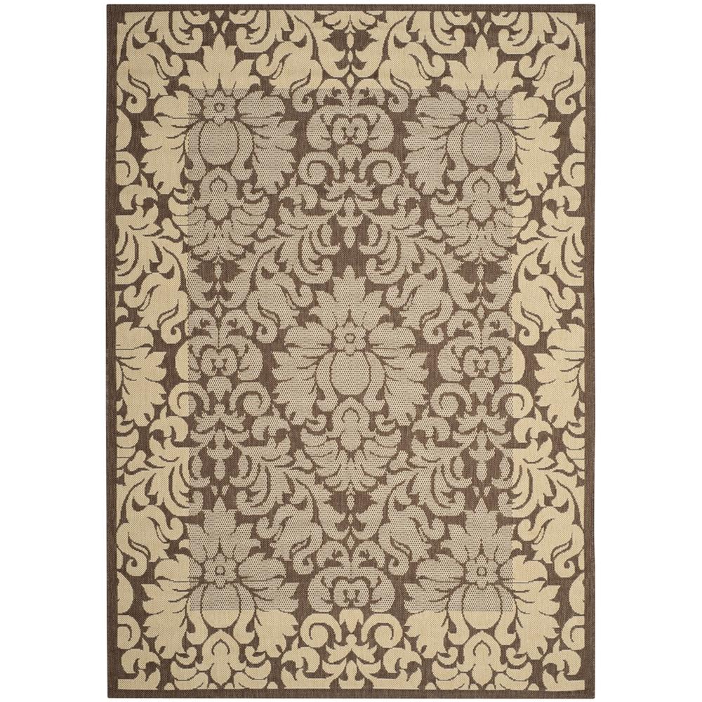 COURTYARD, CHOCOLATE / NATURAL, 2'-3" X 12', Area Rug, CY2727-3409-212. Picture 1