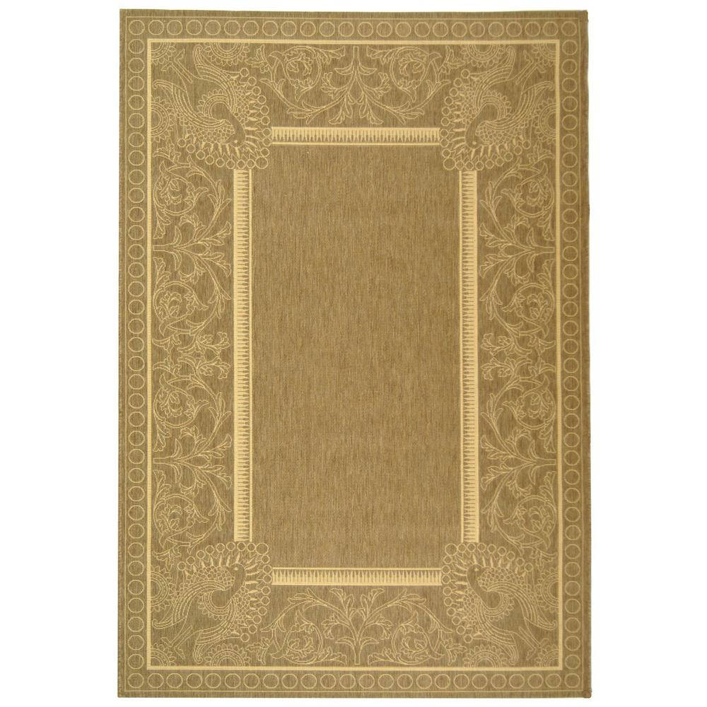 COURTYARD, BROWN / NATURAL, 2'-3" X 12', Area Rug, CY2965-3009-212. Picture 1