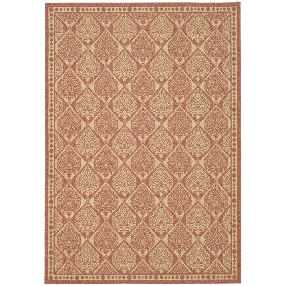 COURTYARD, RUST / SAND, 5'-3" X 7'-7", Area Rug, CY5149A-5. Picture 1
