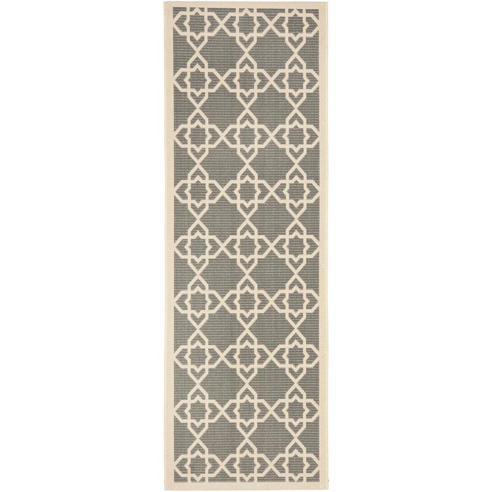 COURTYARD, GREY / BEIGE, 2'-3" X 14', Area Rug, CY6032-246-214. Picture 1