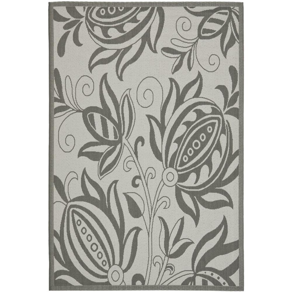 COURTYARD, LIGHT GREY / ANTHRACITE, 6'-7" X 9'-6", Area Rug, CY6109-78-6. Picture 1