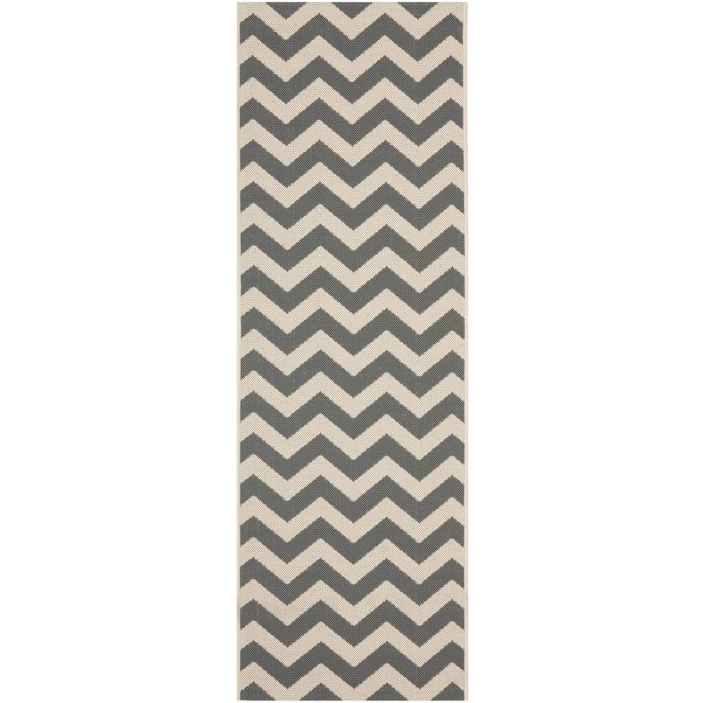 COURTYARD, GREY / BEIGE, 2'-3" X 14', Area Rug, CY6244-246-214. Picture 1