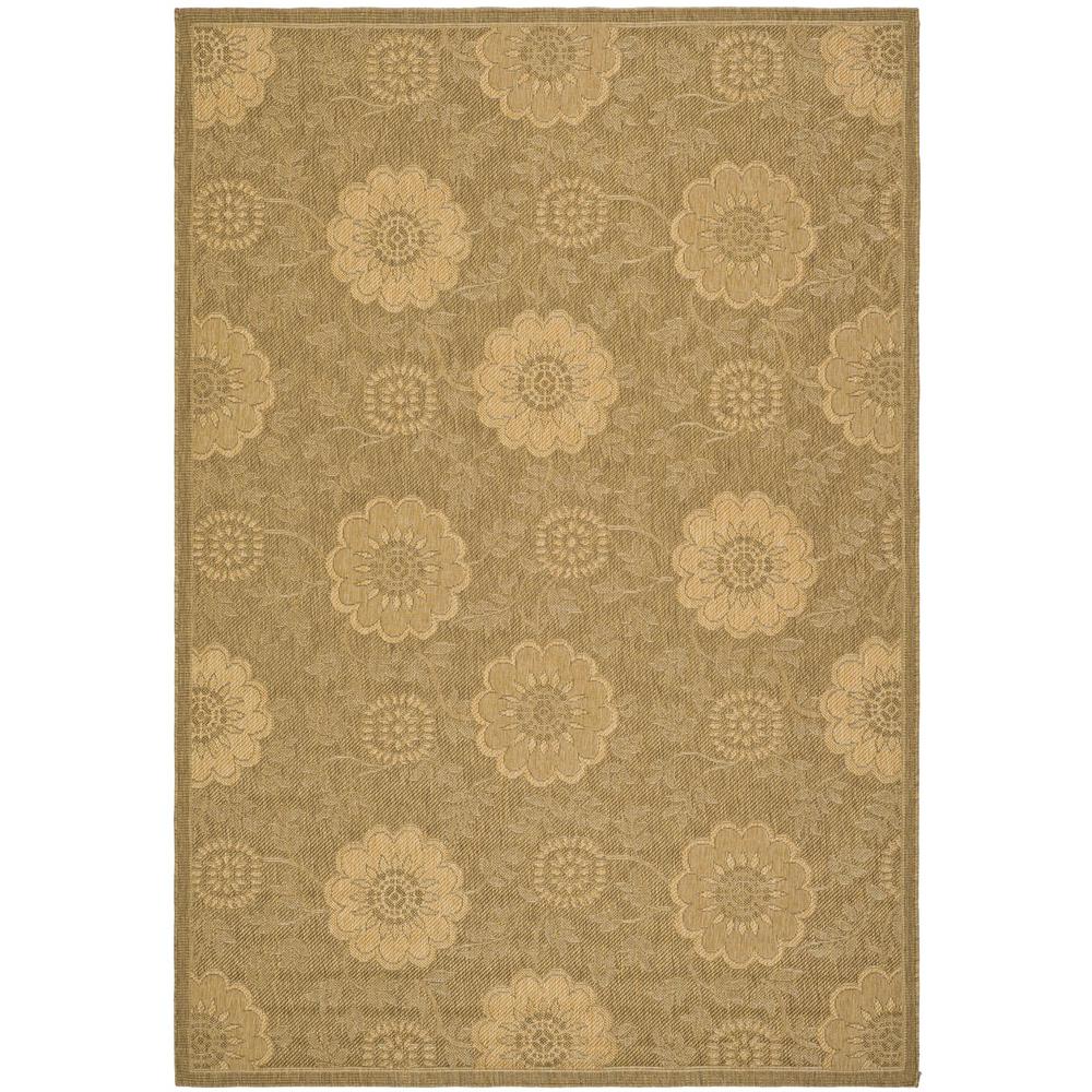 COURTYARD, GOLD / NATURAL, 5'-3" X 7'-7", Area Rug, CY6948-49-5. Picture 1