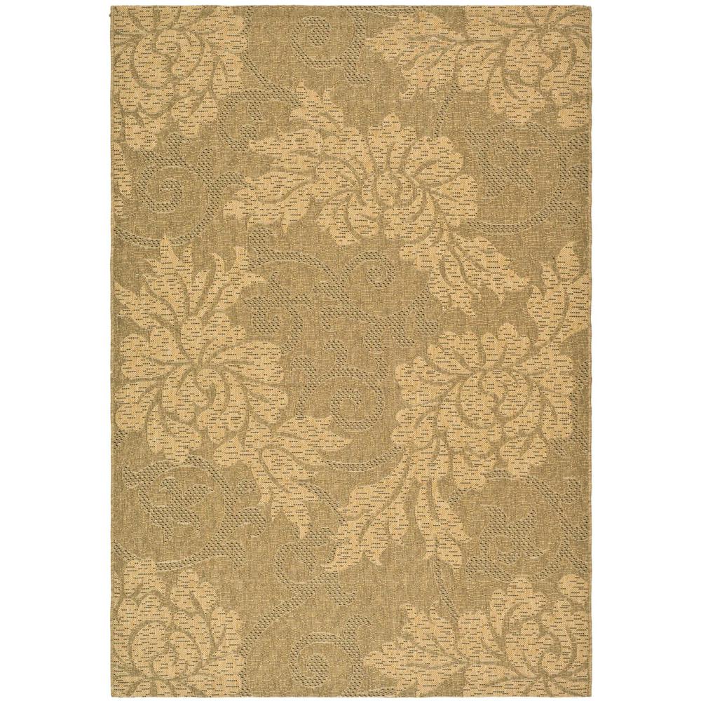 COURTYARD, GOLD / NATURAL, 5'-3" X 7'-7", Area Rug, CY6957-49-5. Picture 1