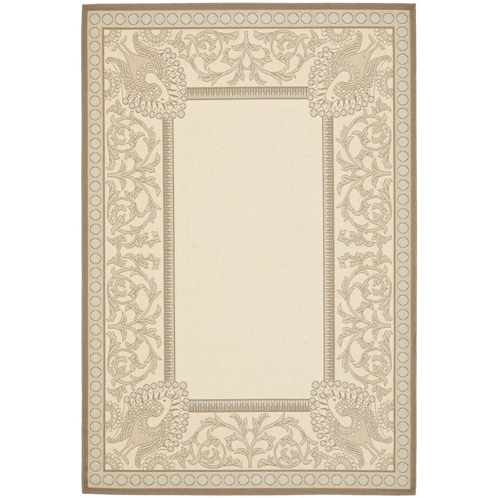 COURTYARD, BEIGE / DARK BEIG, 6'-7" X 9'-6", Area Rug, CY7514-79A18-6. Picture 1