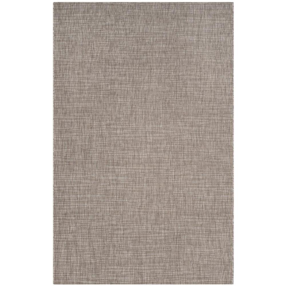 COURTYARD, LIGHT BROWN, 6'-7" X 9'-6", Area Rug. Picture 1