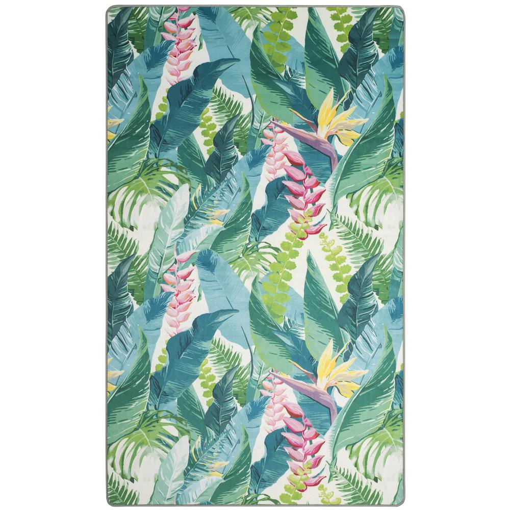 DAYTONA, IVORY / GREEN, 5'-1" X 7'-6", Area Rug, DAY121T-5. Picture 1