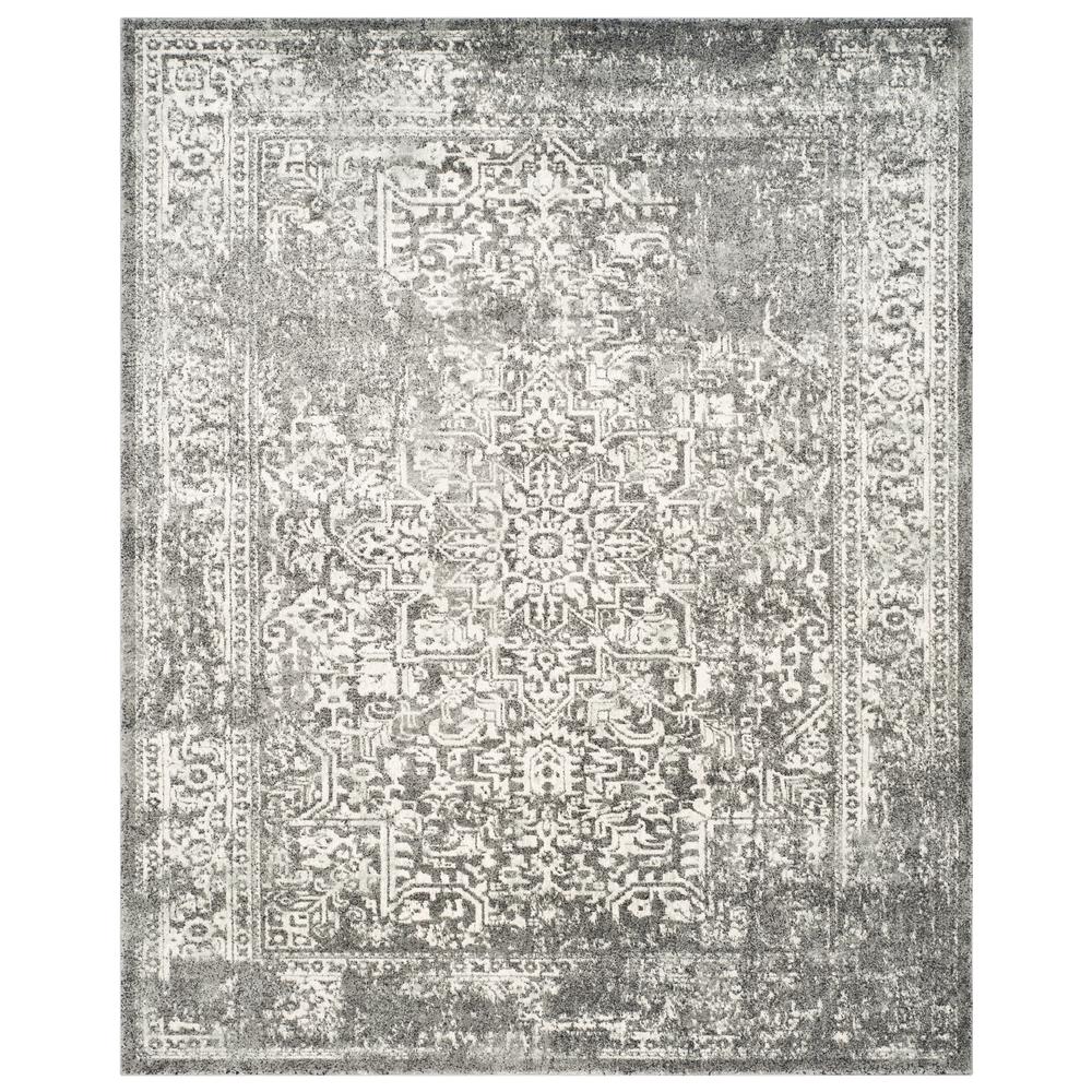 EVOKE, GREY / IVORY, 12' X 18', Area Rug, EVK256D-1218. Picture 1