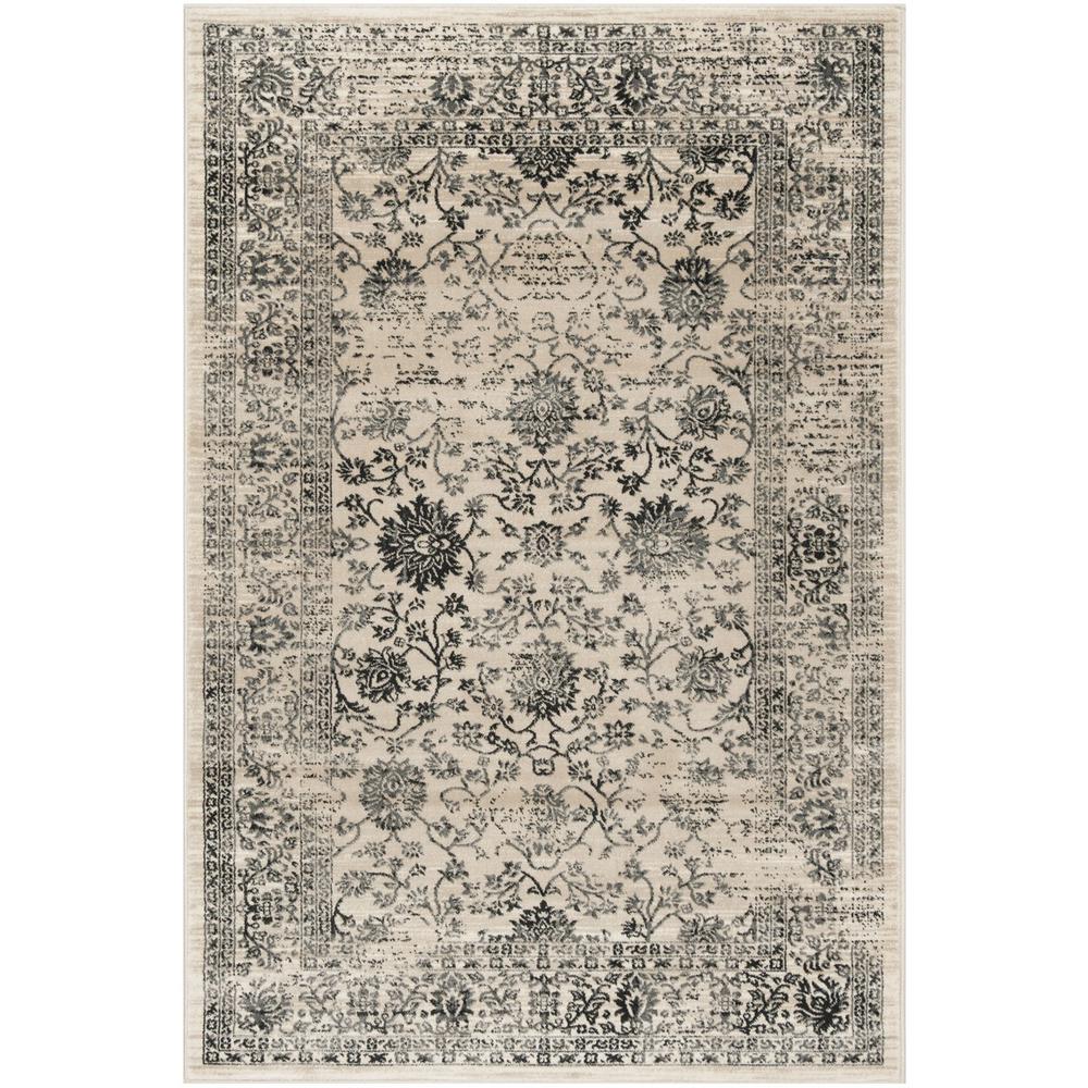 EVOKE, BEIGE / BLUE, 4' X 6', Area Rug, EVK510C-4. Picture 1