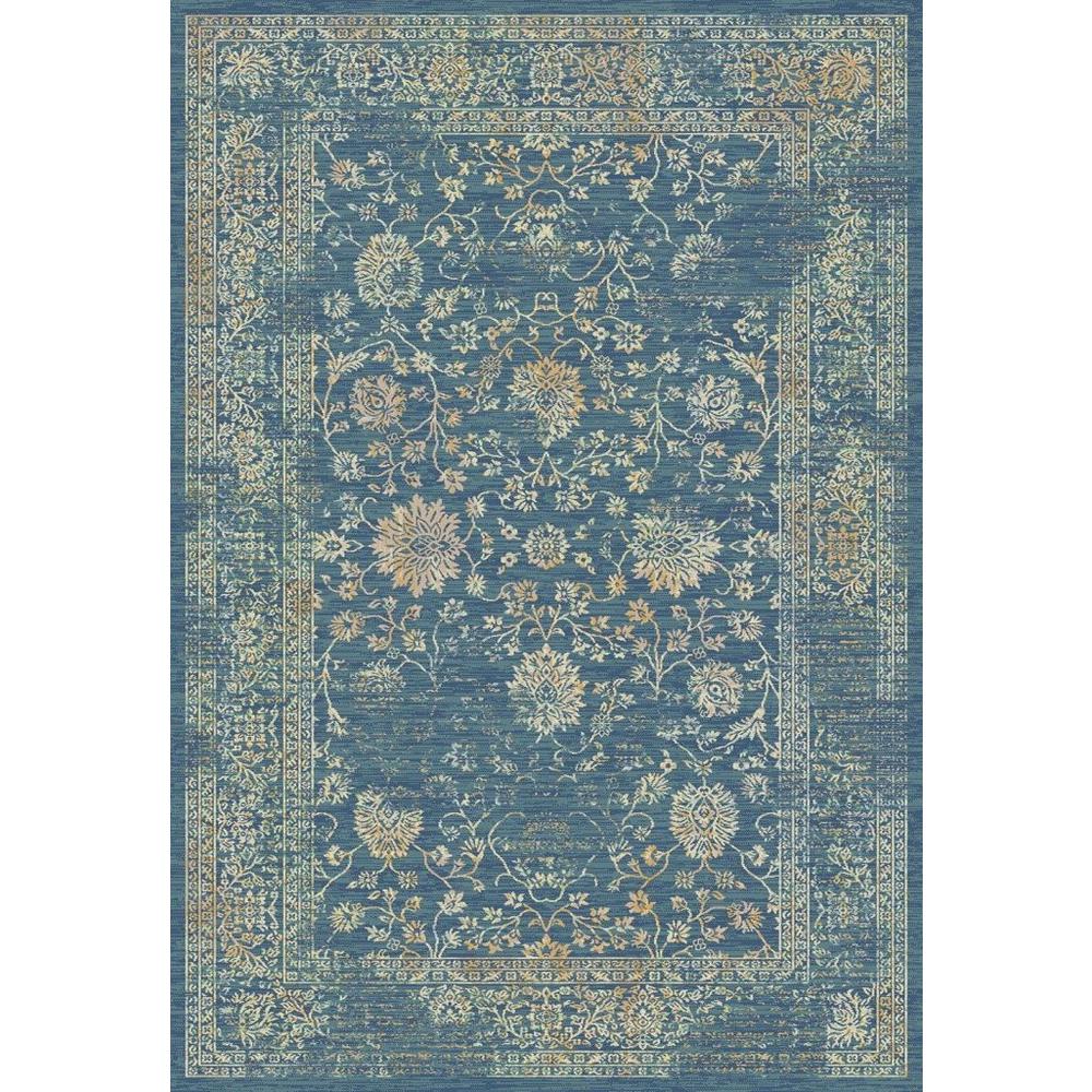 EVOKE, LIGHT BLUE / BEIGE, 5'-1" X 7'-6", Area Rug. Picture 1